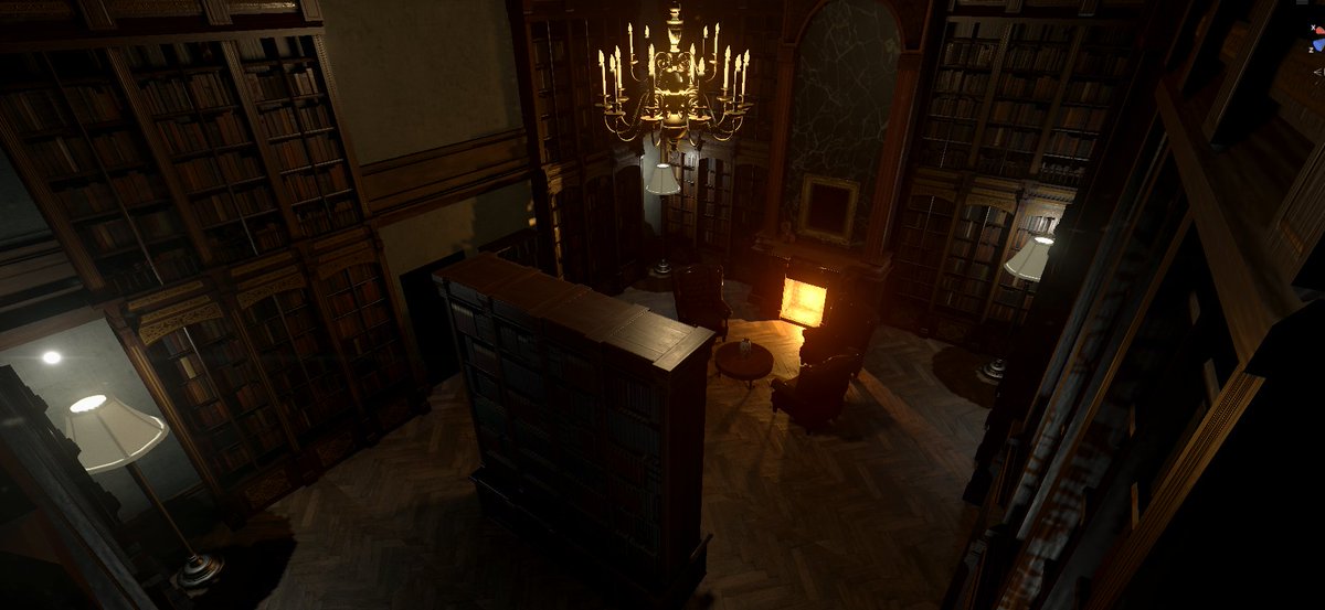 dtheprodev's tweet photo. Made 2 new rooms for the mansion in my simulator-horror game. https://t.co/7V0h947cxO