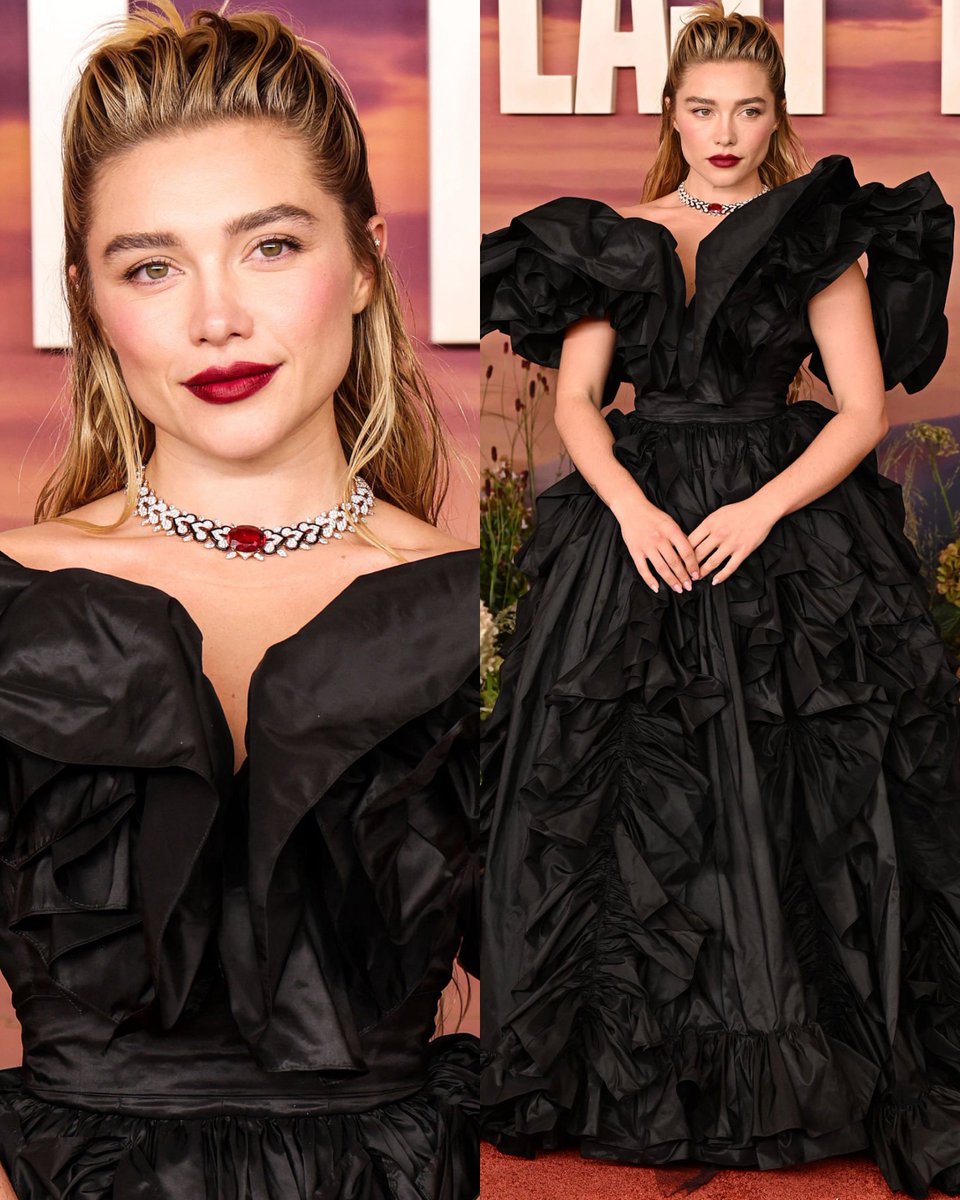 _filmcrave's tweet photo. Florence Pugh photographed at the ‘EAST OF EDEN’ premiere in London. 📷 https://t.co/wnoL1bsBAE