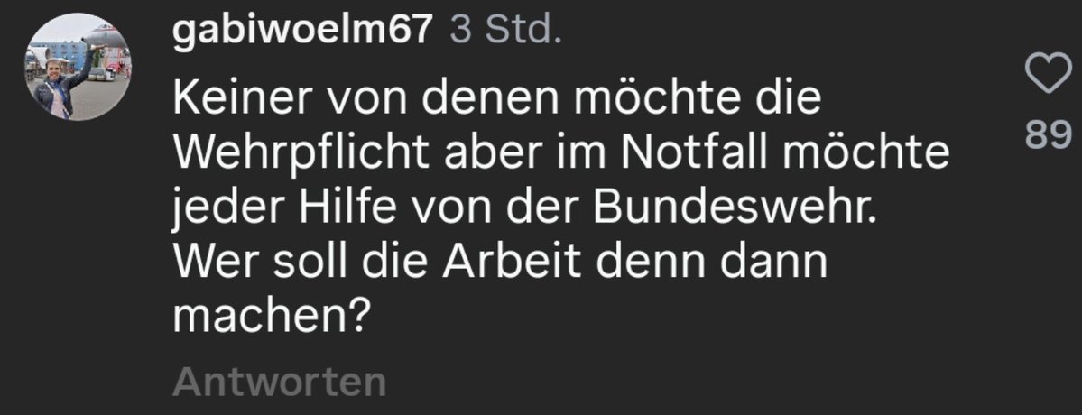 GenosseLipsia's tweet photo. Nein, ich möchte keine Hilfe von der Bundeswehr. Marschiert jemand ein? Dann soll bitte kapituliert werden, dann stirbt keiner außer der Staat und der ist sowieso unser Feind. https://t.co/ir9YF3bnL9