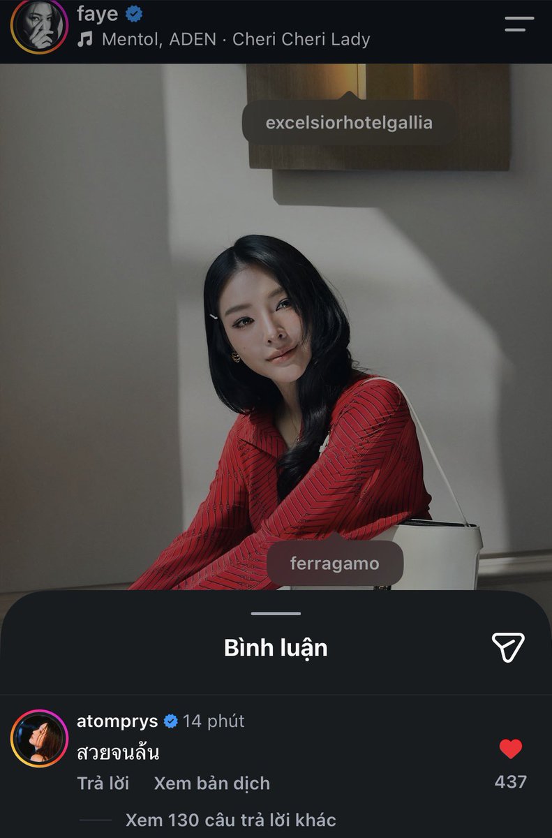 ERINAVYY's tweet photo. Bot này mạnh @.atomprys :))) vào like share cho chồng Na nha chưa, không được lười biếng, đó là lệnh
#Ferragamo
#FerragamoSS27
#FerragamoXFaye
#MilanFashionWeek
#FayePeraya
https://t.co/P0m8i6xW1C https://t.co/zvEsmsOZyo