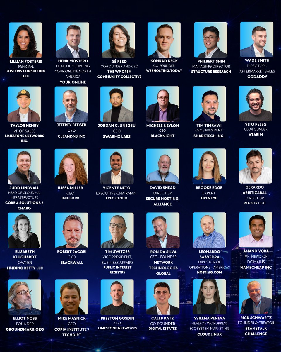 NamesCon's tweet photo. The countdown is ON!

12 hours until the #CloudFestAmericas and #NamesCon ticket prices increase.

Miami is calling all CSPs, MSPs, web hosts, agencies, open-source pros, infrastructure leaders, developers, investors, corporate IT, domainers, registrars and registries for the ultimate networking and collaboration event. You in?

Check out this all-star list of speakers taking to the stage. It's going to be EPIC!

Sign up and save big: https://t.co/whjlDdSdUy