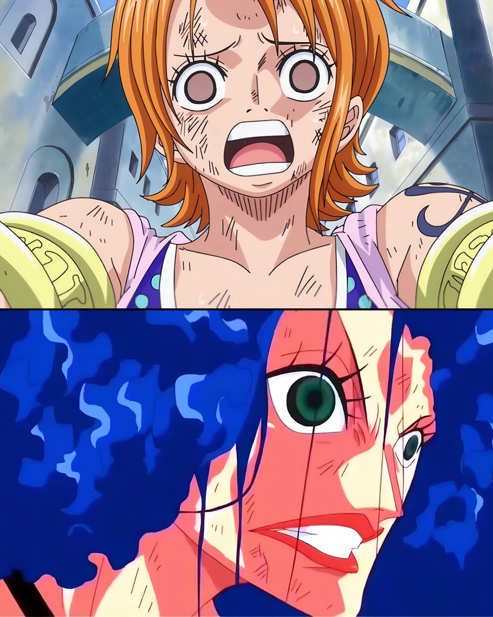 mahirofuwa_'s tweet photo. Is curious how nami is mostly fighting blue haired women 🤔🍊 https://t.co/XHfARS6f8G