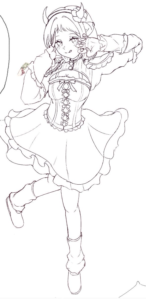 tk16387769's tweet photo. 絵チャに参加しました。
リーリヤは多分配布なのかな？
イシダイさんが清夏ぬいを描いて下さって本当に感謝感激... https://t.co/C9btQrTv5C
