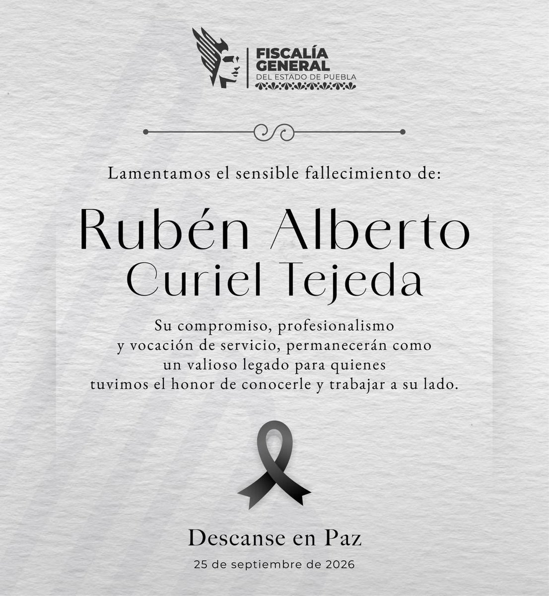 azucenau's tweet photo. 🚨#ÚLTIMAHORA La Fiscalía de Puebla confirmó el hallazgo sin vida de Rubén Alberto Curiel Tejeda, coordinador general jurídico de la Secretaría Anticorrupción y Buen Gobierno.

Fue localizado dentro de una camioneta, en el Sótano 3 del CIS de Angelópolis.

📹: @CentralPuebla https://t.co/JMPL7rKJV2