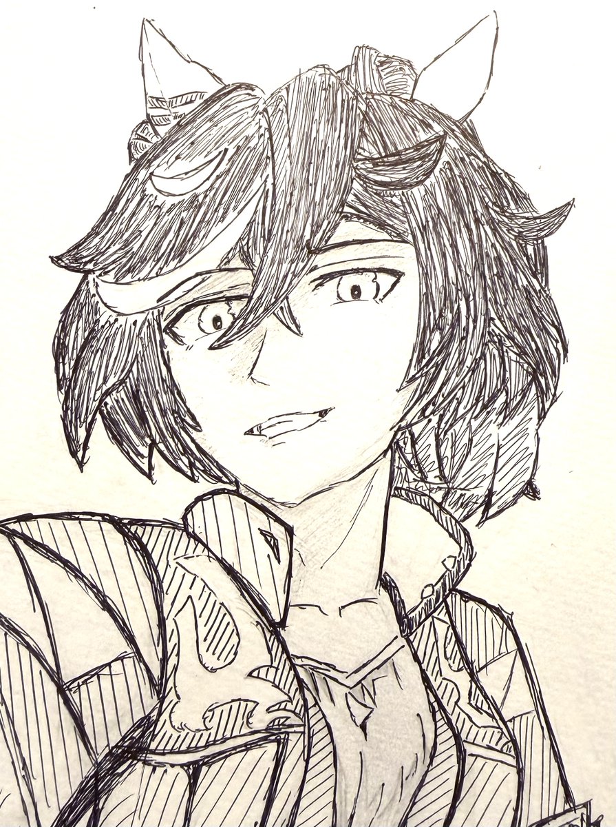Leito0072's tweet photo. いちおう壁ドンしてるエースを描いたつもりです

俺に画力を分けてください… https://t.co/AxaO2AhD1d