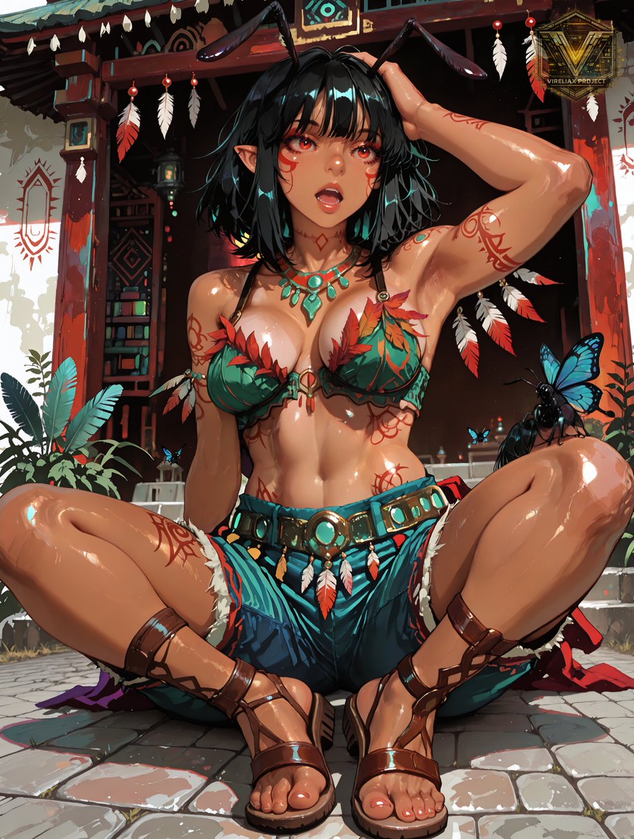 vireliax's tweet photo. SUBJECT OBSERVATION LOG — NUEVA TENOCH // A-105

Six years on the same line through the terraces. She did not design it, she walked it. It is the only crossing of that quarter with no stairs.

The file grades it as limited adaptive behaviour.

#AIart #cyberpunk #monstergirl https://t.co/jARawgGVJb