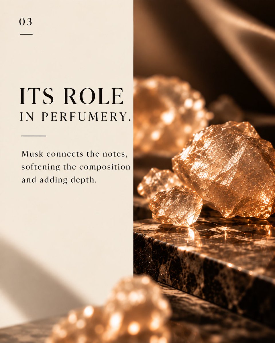 aum_perfume's tweet photo. PRECIOUS MUSK
Soft. Warm. Skin-like.
A quiet note with a lasting presence.

#AUMScents #PreciousMusk #NichePerfumery #ExtraitDeParfum https://t.co/X8cpv4p5V6