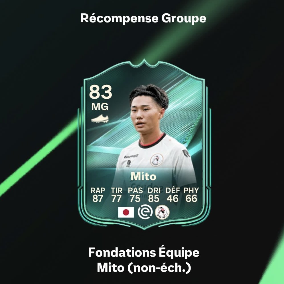 babaFut_'s tweet photo. 🚨 MITO 83 & MICHU 84 EN SEULEMENT 7 MATCHS ! ✅

Vous pouvez compléter les 2 objectifs en même temps dans la Coupe Destin glorieux ! ✅

Dans votre équipe :
🇯🇵 1 Japonais
🇳🇱 2 joueurs d’Eredivisie
🇫🇷 2 Français
✅ 1 joueur avec MG en poste de prédilection
✅ 1 joueur Destin glorieux

➡️ Gagnez 7 matchs
➡️ Marquez avec un Japonais dans 4 matchs
➡️ Marquez dans 7 matchs différents
➡️ Faites 5 buts en tir rasant appuyé
➡️ Faites 1 but hors de la surface
➡️ Marquez avec un Destin glorieux dans 3 matchs
➡️ Marquez avec un MG dans 3 matchs

♻️ + Terminez n’importe quelle Évolution