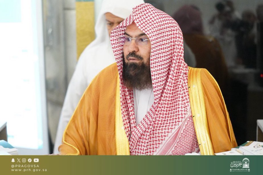 insharifain's tweet photo. A statement by the President of Religious Affairs Sheikh Abdul Rahman As Sudais:

His Excellency the President of Religious Affairs addresses frontline personnel and coalition forces: “Your steadfastness brings honour to the nation, your service is a great honour, and your sacrifices safeguard the security of the Two Holy Mosques.”

In the name of Allah, the Most Merciful, the Most Compassionate.

All praise belongs to Allah, Lord of the worlds, who says in His clear revelation: “O you who believe, be patient, persevere, remain on guard, and fear Allah so that you may succeed.” May peace and blessings be upon our Prophet Muhammad ﷺ, his family, and all his companions.

To our brothers stationed on the front lines—the heroes of our armed forces and coalition forces—who demonstrate honour and sacrifice in defending their homelands, protecting the sacred sites, and safeguarding Masjid al-Haram, the Prophet’s Mosque, and those who visit them: we salute your sincere resolve, steadfastness, and tremendous sacrifices. We remind you of the honour of your service and the great trust and weighty responsibility you bear.

Those serving on the front lines: guarding the frontiers in the cause of Allah is among the noblest means of drawing closer to Him and the greatest acts of obedience. The Prophet ﷺ said: “A day spent guarding the frontiers in the cause of Allah is better than this world and all that is in it.” Seek Allah’s help, be patient and steadfast, purify your intentions, and take the necessary measures to maintain strength and vigilance. Know that your sacrifices in protecting your homelands and sacred sites are a source of pride, honour, and appreciation.

We urge you to fear Allah, remain united, listen and obey, adhere to instructions, and guard against division and disputes, in accordance with His words: “Do not dispute with one another, lest you lose courage and your strength depart. And be patient; indeed, Allah is with the patient.”

The security of the Two Holy Mosques and the safety of their visitors are a tremendous responsibility. Violating their sanctity is an assault upon the Muslim Ummah’s sacred sites and the feelings of all Muslims. The Houthi attacks on the holy places expose the falsehood of the slogans proclaimed by the aggressors and contradict the teachings of Islam and its objectives of preserving lives and protecting blood from being shed. These attacks will not weaken the Kingdom’s firm resolve to protect the Two Holy Mosques and safeguard their security and stability.

We greatly appreciate the tremendous efforts of our wise leadership—may Allah strengthen it—to protect the Kingdom and its sacred sites, safeguard Masjid al-Haram and the Prophet’s Mosque, and mobilise every available resource so that their visitors can worship in safety and tranquillity. We also commend the honourable actions and immense sacrifices of our armed forces and coalition forces in carrying out their duties.

We ask Allah to protect the Custodian of the Two Holy Mosques and His Royal Highness the Crown Prince; to grant victory to our soldiers on the front lines, keep their feet firm, guide their aim, accept their martyrs, heal their wounded, and return them safely and victoriously to their families. We ask Him to preserve the security and tranquillity of the Two Holy Mosques, protect their visitors from all harm, and continue to bless our country with security, faith, honour, and stability.

May Allah’s peace and blessings be upon our Prophet Muhammad ﷺ, his family, and all his companions.