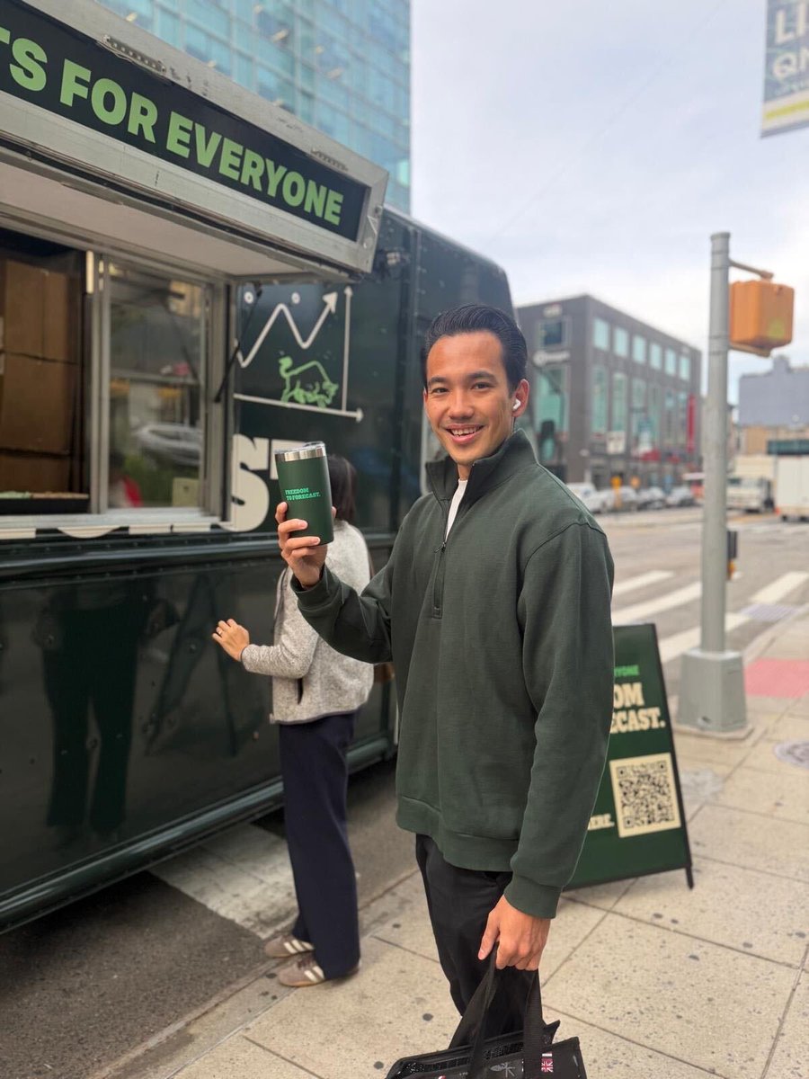 Kalshi_Traders's tweet photo. It’s official: we’ve launched a fleet of coffee trucks that will travel across the Lower 48 state.

We're bringing the conversation about prediction markets directly to communities across America, one city and cup at a time.

Freedom to Forecast is officially on the road. https://t.co/8L38cZGyom