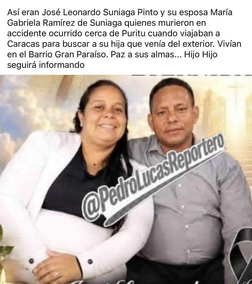 gustav0cardenas's tweet photo. Chavistas han intentado desmentir esta noticia, diciendo que no hubo noticias de accidentes de tránsito ni muertes.

Acá está uno de los reportes del lamentable hecho.

Chavismo es muerte. https://t.co/Bi4ZUQrMgM