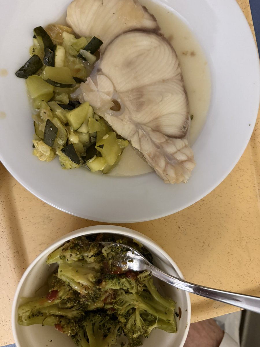 lauraizaguirrep's tweet photo. Así siempre, esto sin sal ni aceite (el brócoli tiene un sobre de ketchup que tenía yo en la nevera, si no, ni se lo come mi padre)
#comidahospital #alcorcon https://t.co/LRDFVogexX