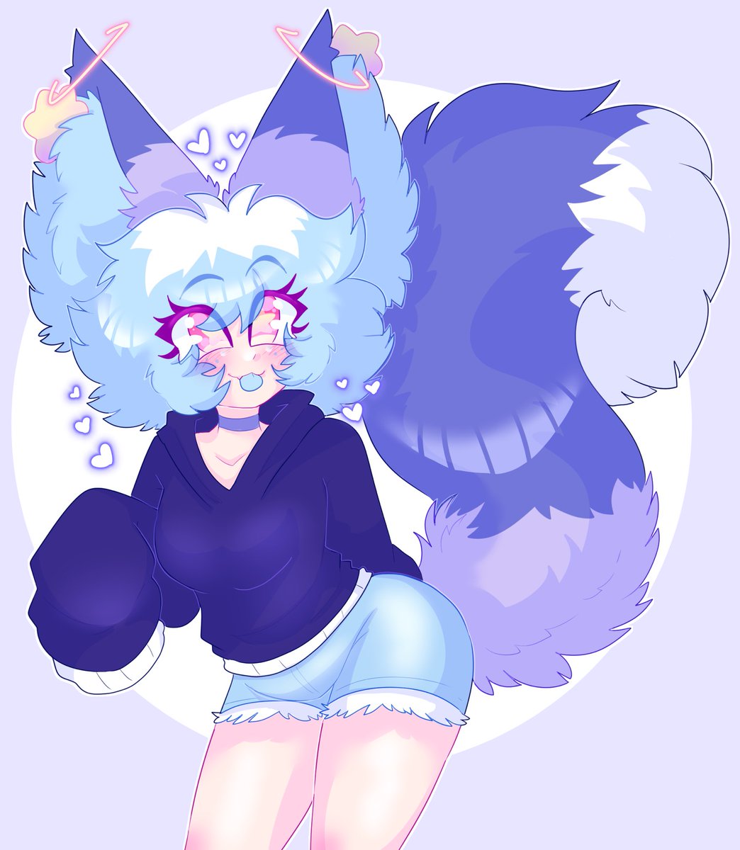sweetstarcosmic's tweet photo. It’s finally sweater weather! 💜🦊 https://t.co/fyLNmW0T9K
