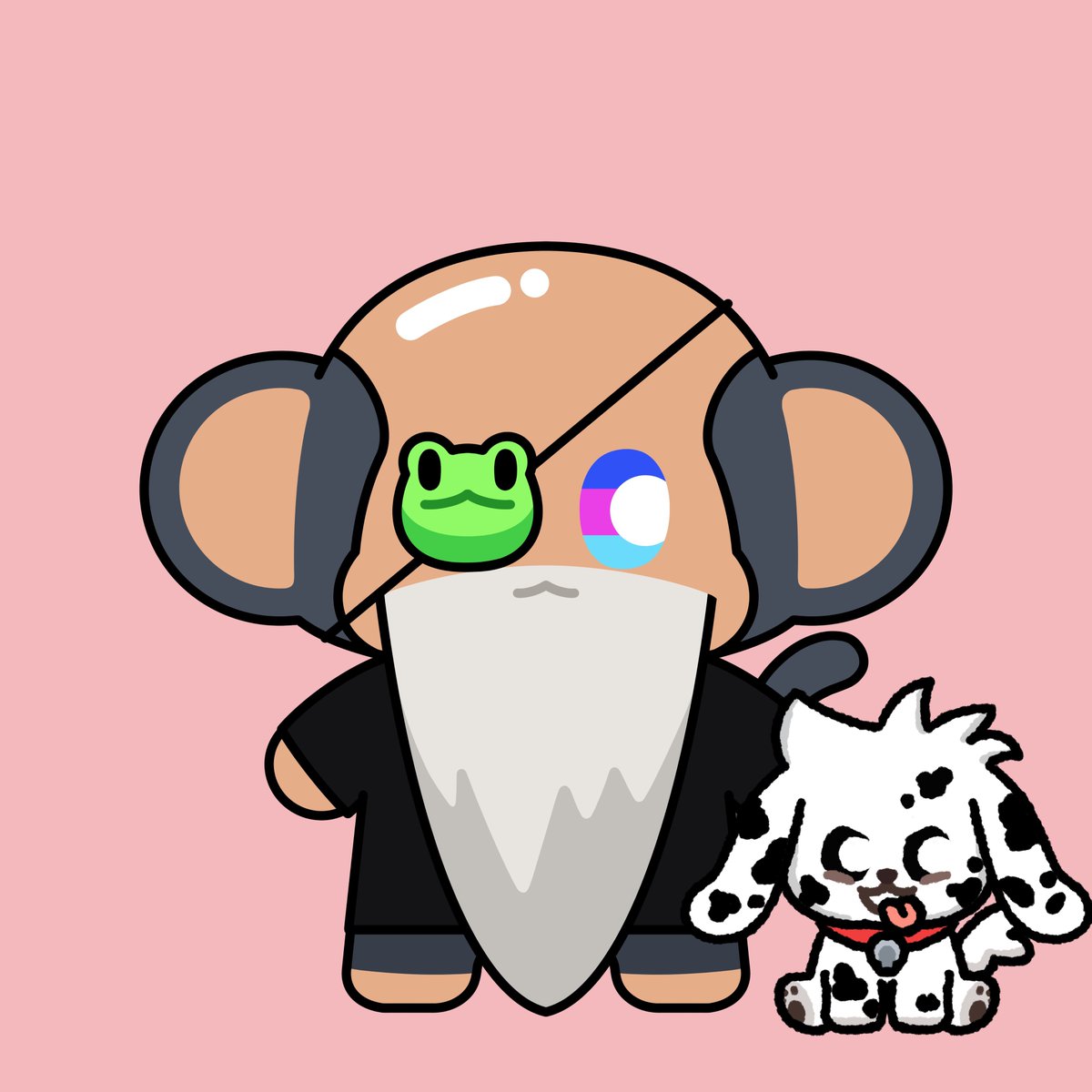 mstrchimpo's tweet photo. Chimpanions by Chimpers    

Every chimp needs one    

!CHIMP 🙈 https://t.co/bNghjG77kZ
