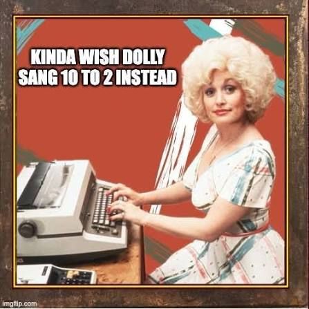 GoNIS_US's tweet photo. You were a treasure, even if your song lyrics could've used some help... #9to5 #10to2 RIP #dollyparton #dollypartontribute #GoNis https://t.co/fjCS0bLutw