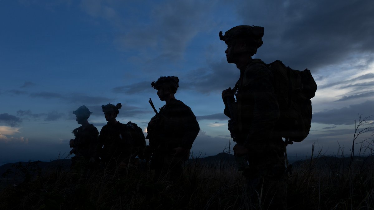 Southcom's tweet photo. 24/7 readiness.
U.S. Marines with 3rd Battalion, 2nd Marine Regiment, Littoral Combat Force-24, set up an observation post during a patrol base exercise at Camp Santiago Joint Training Center, Puerto Rico, Sept. 8, 2026.

U.S. military forces are deployed to the #SOUTHCOM area of responsibility in support of Joint Task Force Western Hemisphere, @DeptofWar-directed operations, and the President’s priorities to disrupt illicit drug trafficking, deter malign actors and protect the homeland through continuous presence. #SAWC #A3C

#JTFWHEM @The24MEU @USMC @MARFORSOUTH @SecWar