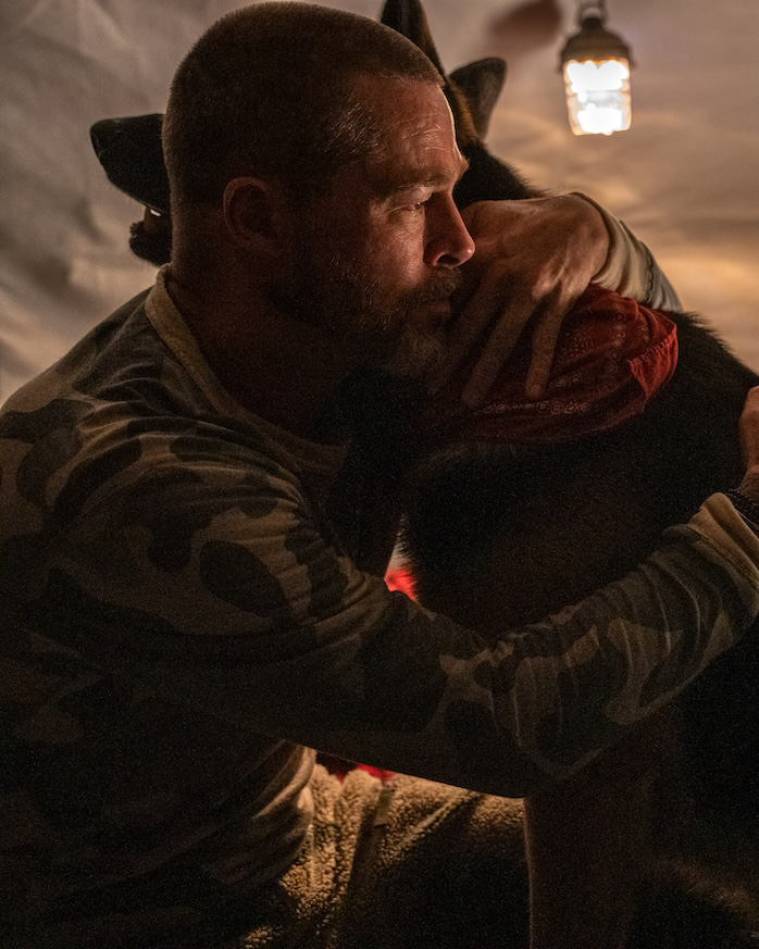 WKCDOGS's tweet photo. "The greatest joy in my life." 🫶 🎥

@heartofthebeast, starring Brad Pitt and Uber the German Shepherd Dog, reminds us that the bond between human and dog is unbreakable, built on unconditional love, loyalty and companionship. Get your tissues ready! 🥹

📸: @paramountpics https://t.co/8BFdgGgxd0
