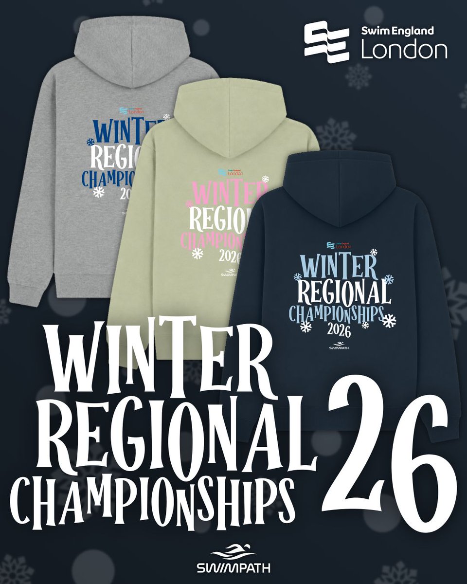 SwimPathUK's tweet photo. Swim England Winter Regional Championships 2026 Merchandise now available! ❄️

Swim England London, South East and South West Regions, now available to pre-order for collection at events!

Get a £65 bundle when you add one of each to your cart! 

https://t.co/tDZWXQYxyx https://t.co/TrdoIlzUL4