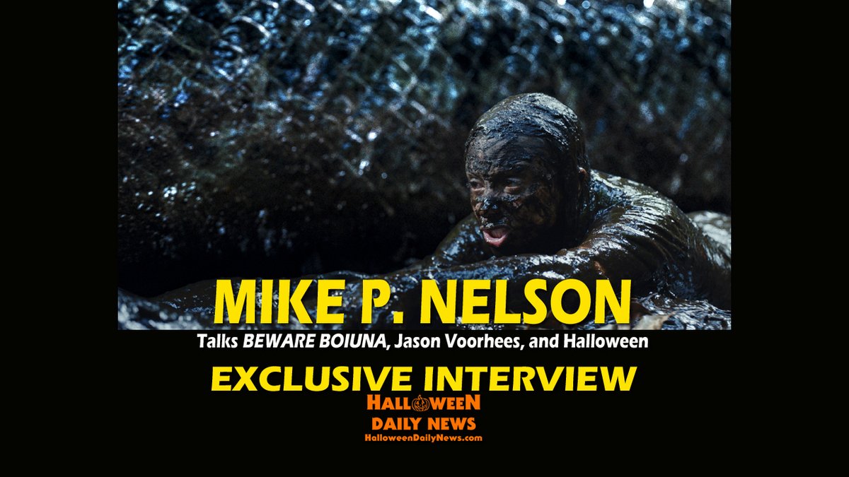 HalloweenDaily's tweet photo. Mike P. Nelson will direct the next SAW movie, and today he talks making the JAWS of snake movies with BEWARE BOIUNA, directing a new vision of Jason Voorhees in SWEET REVENGE, and what Halloween means to him in our exclusive NEW INTERVIEW. Watch: https://t.co/hJPauIieHH 
🎃🐍🎃 https://t.co/AjR9mDDiCd