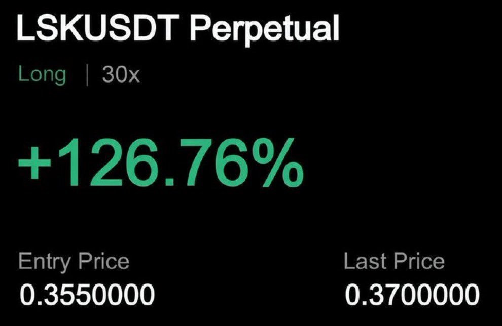 Cryptobeall___'s tweet photo. $LSK TP1 ✅
Click on the link to join our free premium trading group 👉
https://t.co/80PbdQtmyv
#xrp #fil #icp #iran #NFE
#TSLA #EOSE #IREN #NBIS #RKLB #LMND #SOFI #AMZN #TEM #Gold #silver #usafeetseller https://t.co/m9UUVvUmC5