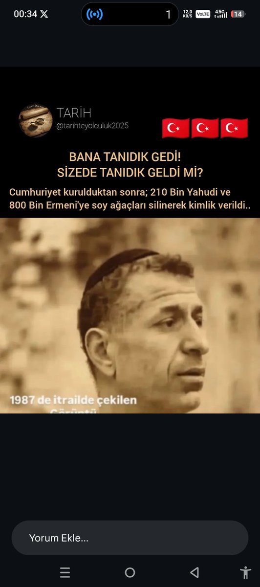 mak_mem's tweet photo. @n_ataturkcu Buda sizden sorarsan bu vatanın sahibi ama Siyonist hergün oda sizin gibi milliyetçilik Atatürkçülük laikçilik takılıyor ne olduğunu çok iyi biliyoruz yeni jön Türkler https://t.co/KlGRqC7oEV
