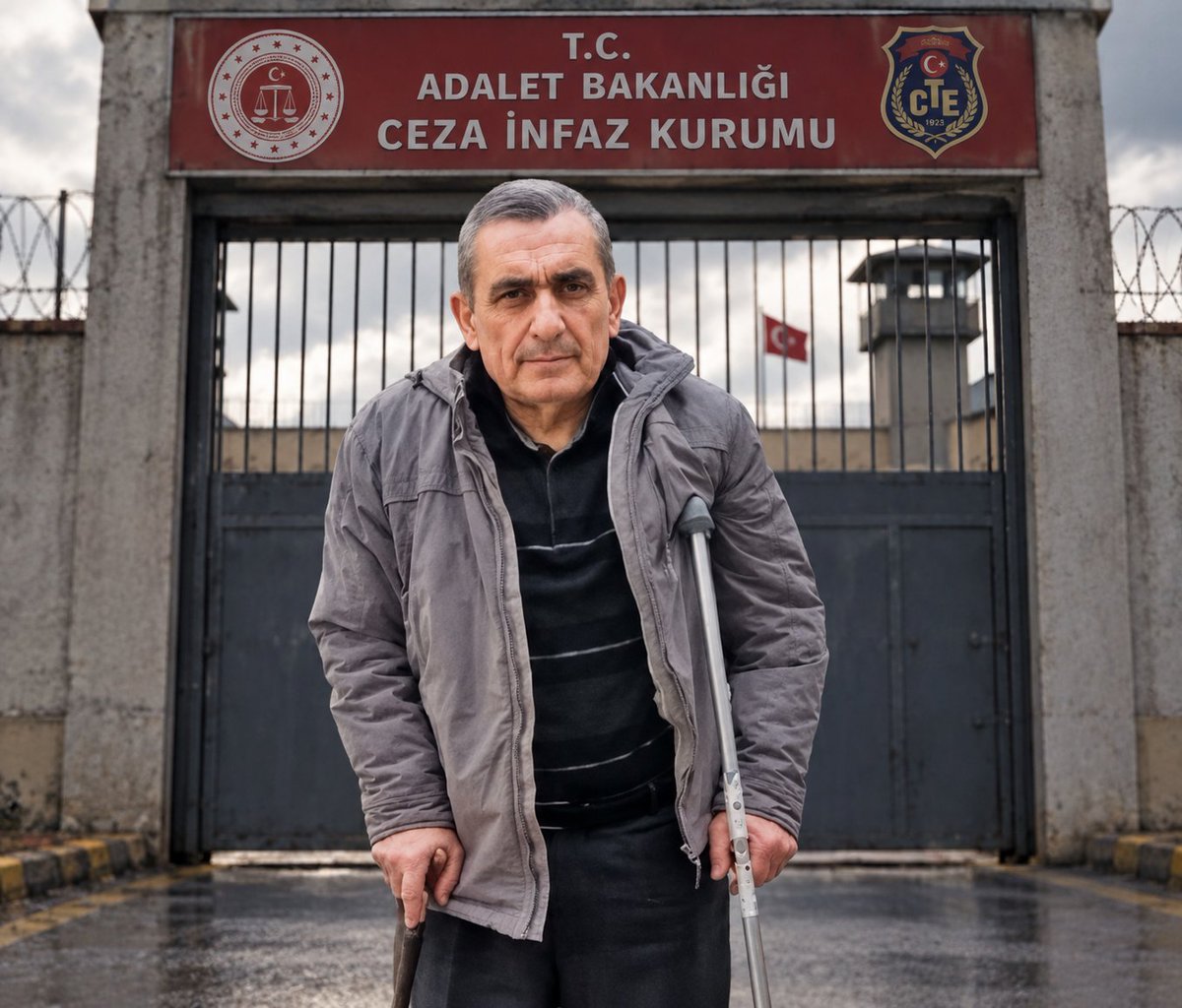 Sincancik_Bilgi's tweet photo. 👇Babanız, dedeniz yaşında bir insan düşünün… Sol bacağı protez, %78 engelli.

10,5 yıldır hapiste. Ring aracı eziyeti ve kelepçeli muayene onuruna dokunduğu için hastaneye bile gidemiyor.
​Adalet yaşlı bir adamı ölüme terk etmek midir?
@cemre_birand2

TanerDoganı Duyun https://t.co/G2RCt2oHWD