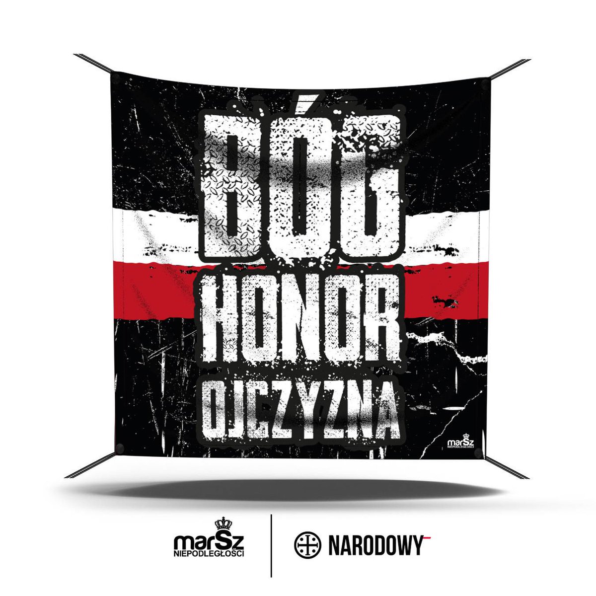 StowMarszN's tweet photo. Ta flaga to sztandar, nie dekoracja.

Trzy słowa wyryte jak po bitwie: BÓG • HONOR • OJCZYZNA.

11 listopada Warszawa znów stanie się rzeką flag.

Weź swoją. Idź. Polska Cię potrzebuje.
Link w komentarzu 👇🏼 https://t.co/Qgthhm2thc