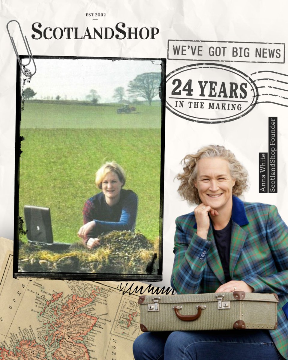 ScotlandShop's tweet photo. 24 years of tartan… From small beginnings #ScotlandShop has grown far beyond what we could have imagined.
Thank you to everyone who has shopped, visited, followed & supported us along the way.
And now, another chapter is about to begin… 👀
BIG news is coming! https://t.co/3oDoXbwc87
