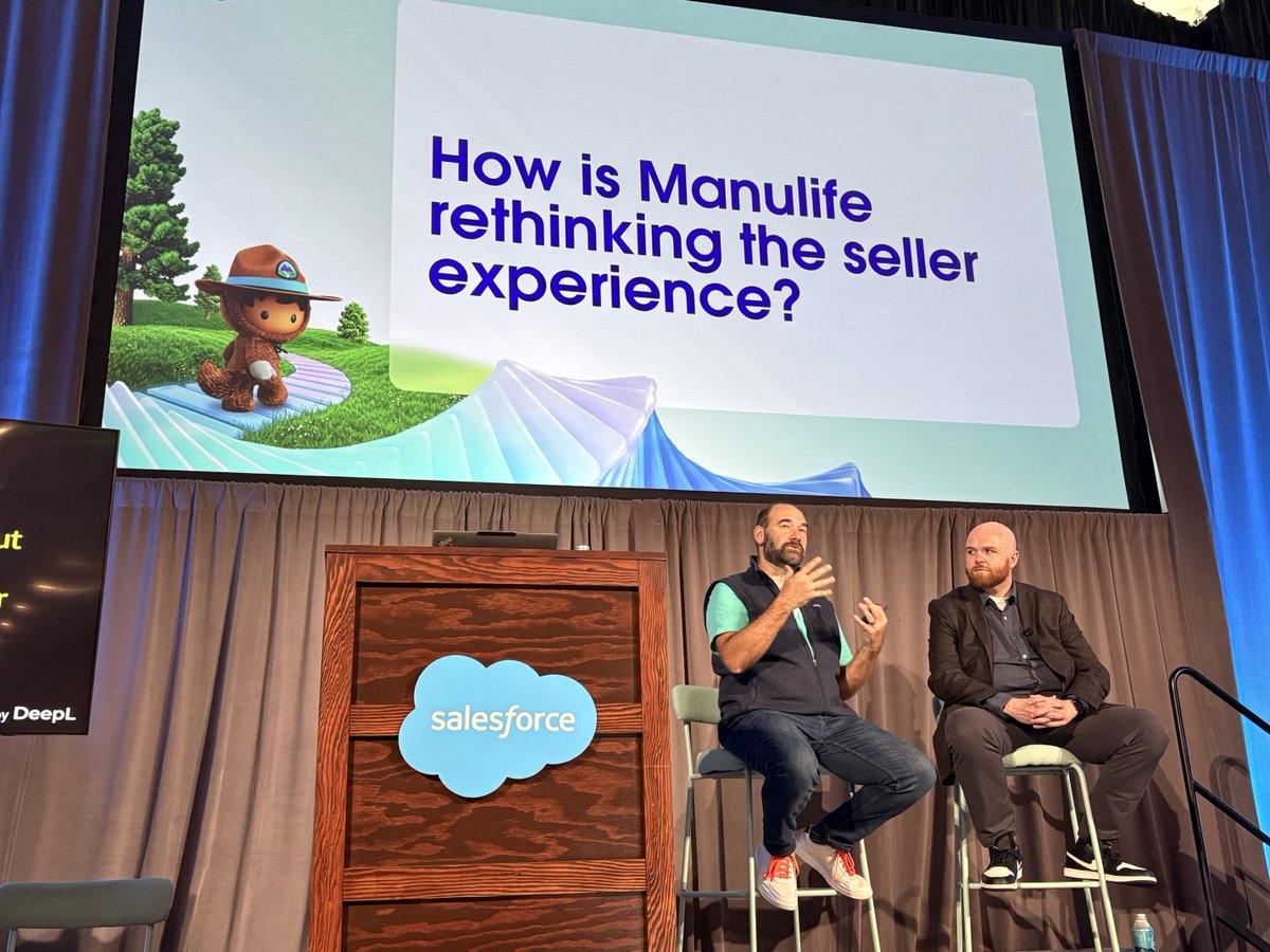 rivaengine's tweet photo. Dreamforce 2026 was a blast ⚡

Incredible week connecting w/ Trailblazers, customers and partners. Thank you again to Benjamin Kazan at Manulife and everyone who stopped by!

Check out our Dreamforce recap:
https://t.co/YB4ppvEPiG

#Dreamforce #DF26 #Salesforce #AIforce #AI #CRM https://t.co/aIYpxcEj6c