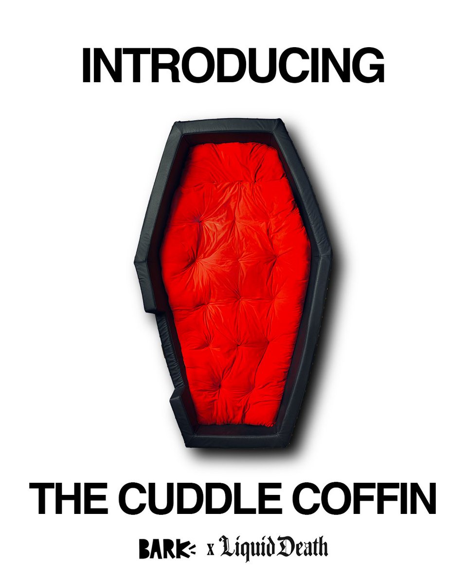 barkbox's tweet photo. Think you love your dog more than anyone else loves theirs? Prove it.
For $1, own one of three human-sized Cuddle Coffins. 

https://t.co/5Y9X6I3hLE https://t.co/3NIwH4k1bF