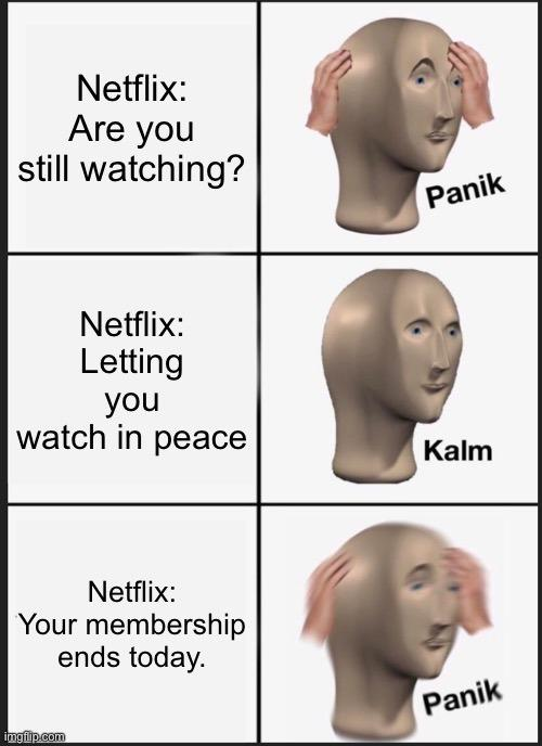 alica_graphic's tweet photo. When Netflix gives you peace… then reminds you your subscription is about to end 😂📺💀
#Netflix #NetflixMemes #Relatable #MemeTime #FunnyMemes #StreamingLife #SubscriptionProblems #Panik #KalM #LOL https://t.co/P913BfFst1