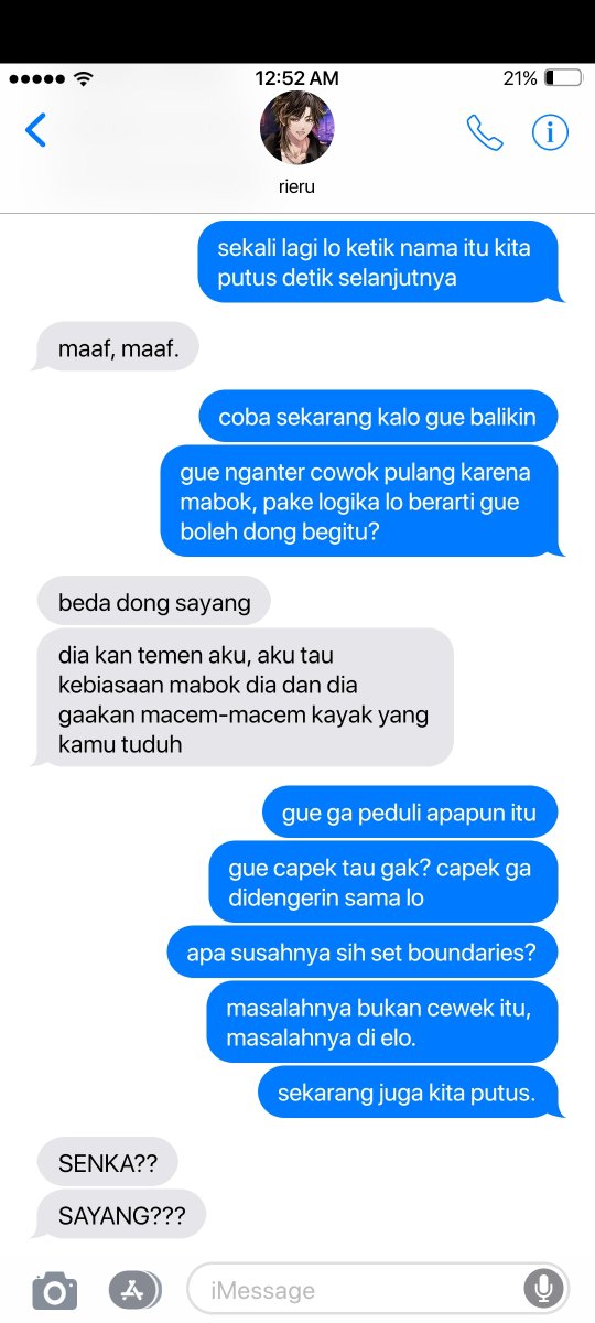 amarasemara's tweet photo. rapscythe one tweet au

cw // hurt no comfort , break up https://t.co/mQRQlcNoe2