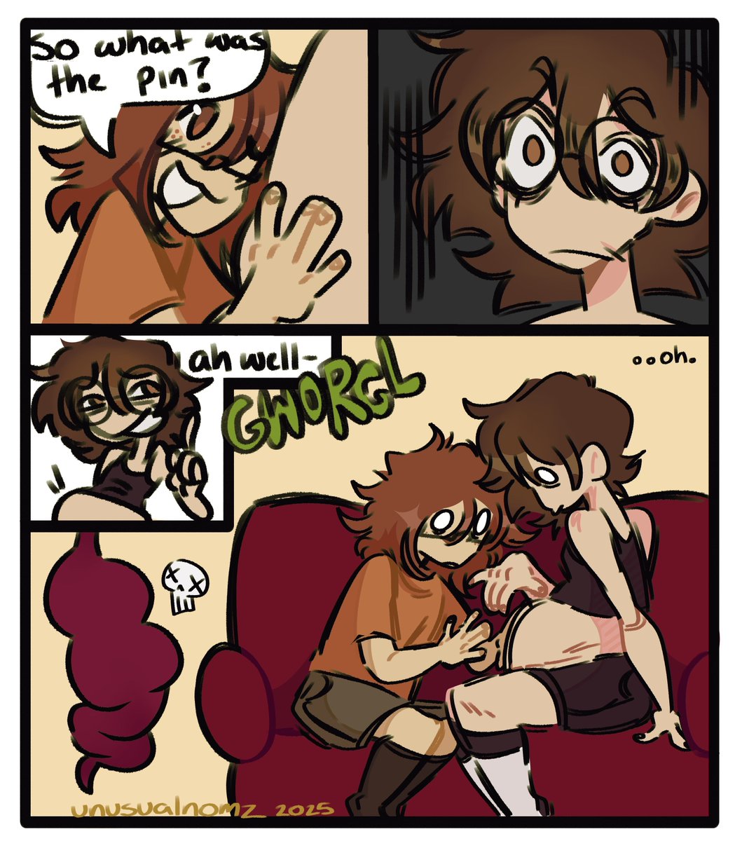 TheNommiestEnby's tweet photo. @cosmixmoth and I occasionally run into money issues...luckily, there's a super easy way to solve them! Get it from lunch! Stomach sludge can't use a credit card! Just gotta be sure to uhm...not turn them to sludge before we get all the info outta them...
__

Art by @unusualnomz https://t.co/Pjbs5ZbNzQ