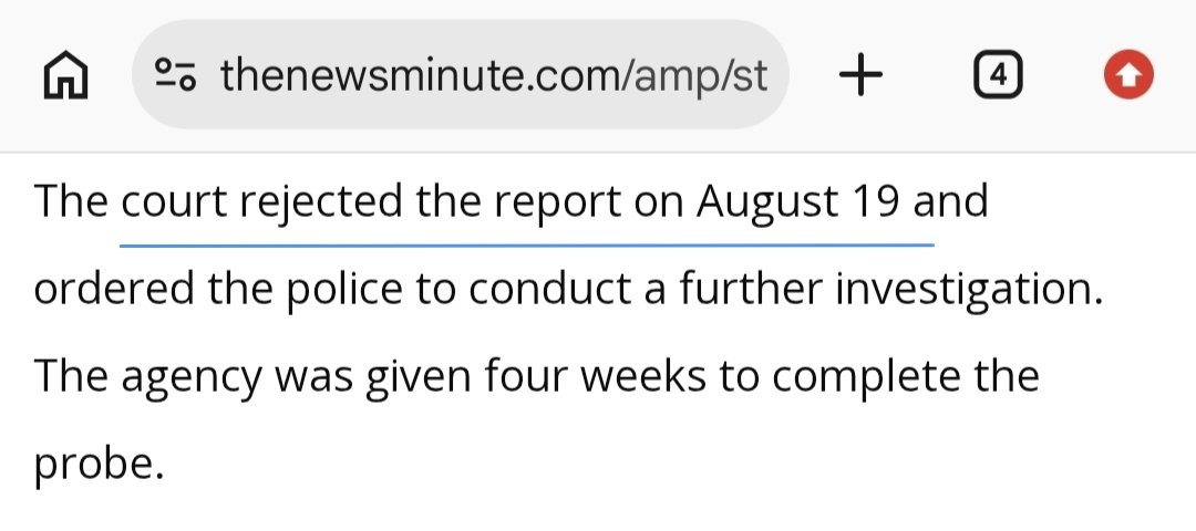 comrade_safdar's tweet photo. There's a typo error in the certified copy of the order; the date should be mentioned as 19.06.2026.

Furthermore, Shabbir's @thenewsminute article dated 30.08.2026 mentioned that the court rejected the report on 19.08.2026. However, the case was not even listed on that day.

Something doesn’t add up here. Why is false news being circulated by 'The News Minute', Shabbir ?

Link to that article 👇🏽 Screenshot is attached 

https://t.co/9pPtuFYPpw