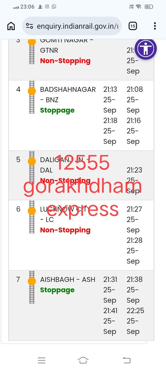 UTTAMTRIPATHI63's tweet photo. @AshwiniVaishnaw @RailMinIndia @drm_lko @narendramodi @PMOIndia @drmljn @drm_dli @RahulGandhi 12555/56 दोनों ट्रेन को दिल्ली और लखनऊ लेट करते हैं, आज भी लेट किया गया, ऐशबाग में 12556 को 45 मिनट खड़ा करके वैशाली एक्सप्रेस को आगे किया गया, दिल्ली में 12555 को रोक कर दूसरी ट्रेन को आगे किया गया, रेलवे मंत्री और मंत्रालय जवाब देंगे, इस ट्रेन को क्यों लेट किया जाता है? जवाब दो https://t.co/0SGdmZ3l6D