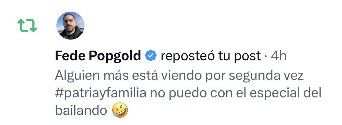 thefabashow's tweet photo. Me mueraaaa me reposteo Fede https://t.co/K3oeJM386e
