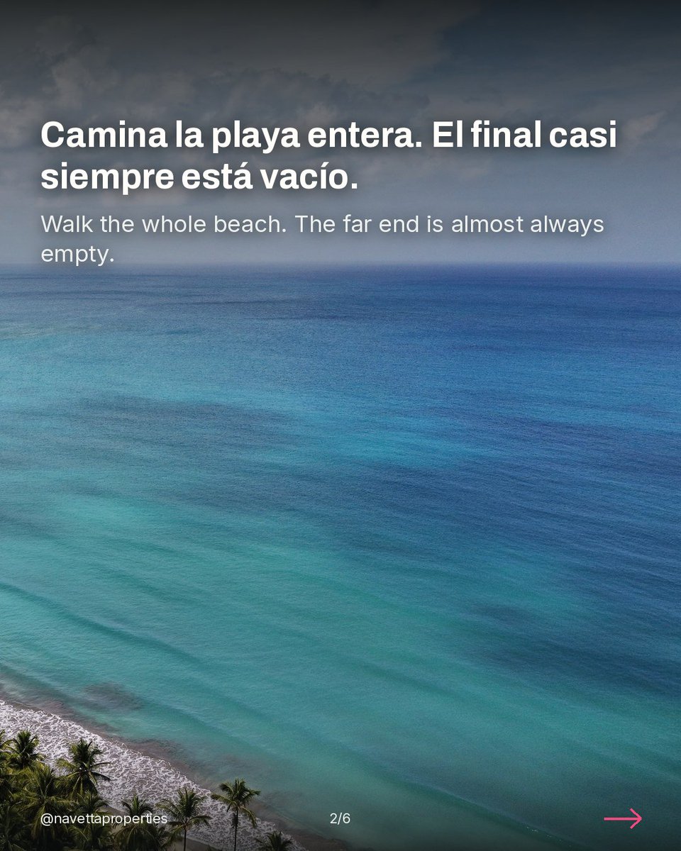 Navettaproperty's tweet photo. Playa Cosón, Samaná. Kilometers of sand, and almost no one on them. #LasTerrenas #PlayaCoson https://t.co/U6R47YWBmP