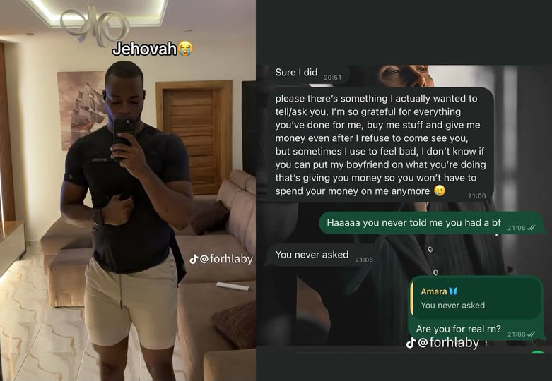 yabaleftonline's tweet photo. Man shares wild message from a lady who led him on while receiving gifts from him. https://t.co/23WcIOHkCY