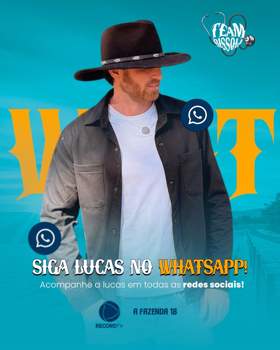 LucasBissoli_'s tweet photo. 🚨 GRUPO OFICIAL DO LUCAS NO WHATS🚨

Quer ficar por dentro de tudo sobre o Lucas, acompanhar novidades, conteúdos exclusivos e participar de uma comunidade que está junto nessa jornada? 💙🤠

Então já entra no grupo oficial e chama a galera para participar! 🔥

🔗: https://t.co/gnBBeofybe

Vem fazer parte do #TeamBissoli! 🫶🏻
