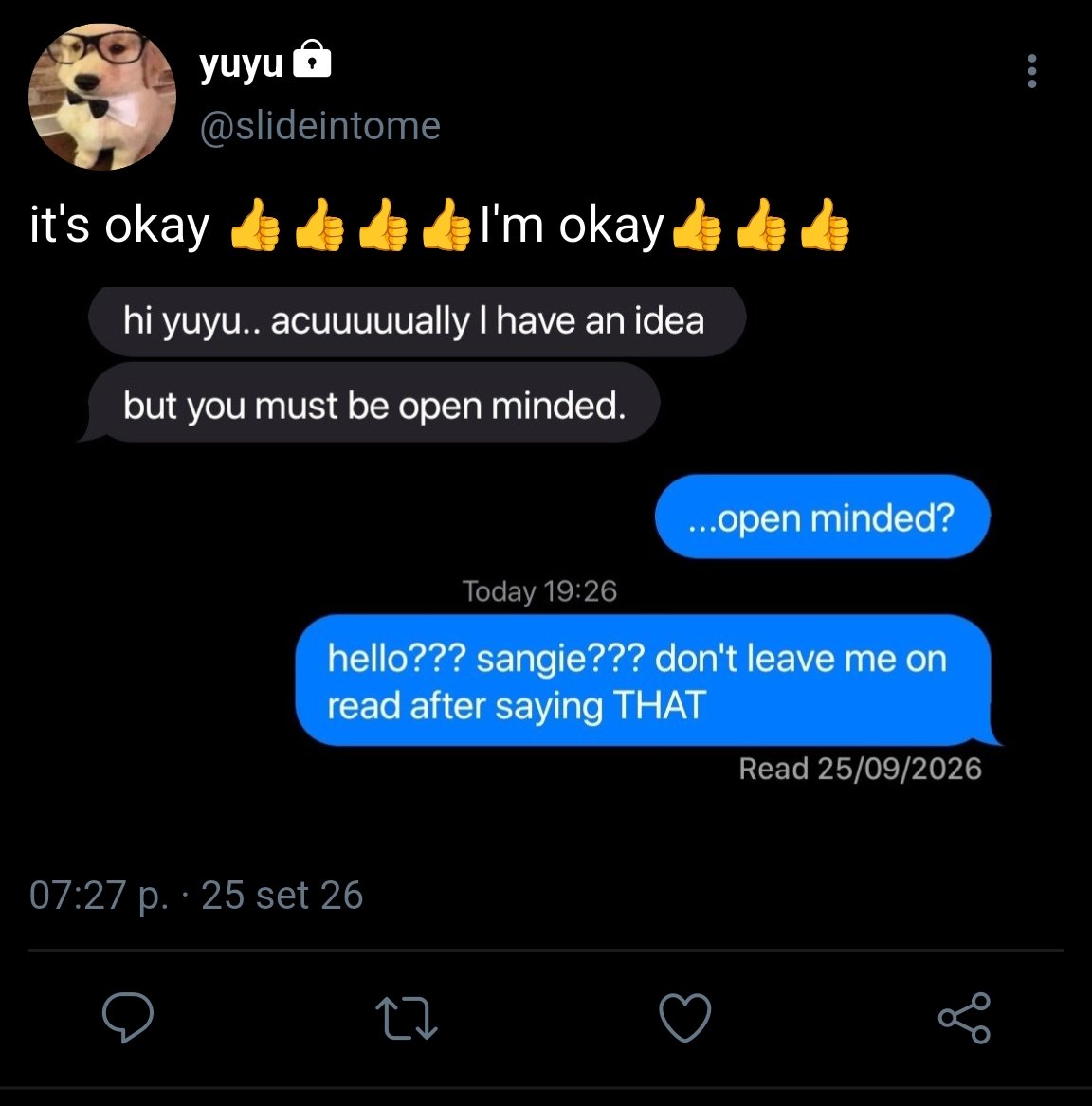bunscng's tweet photo. a short yvnscng socmed au in which ynh is a loser, that's it .。o○ https://t.co/ccoQgOGYem
