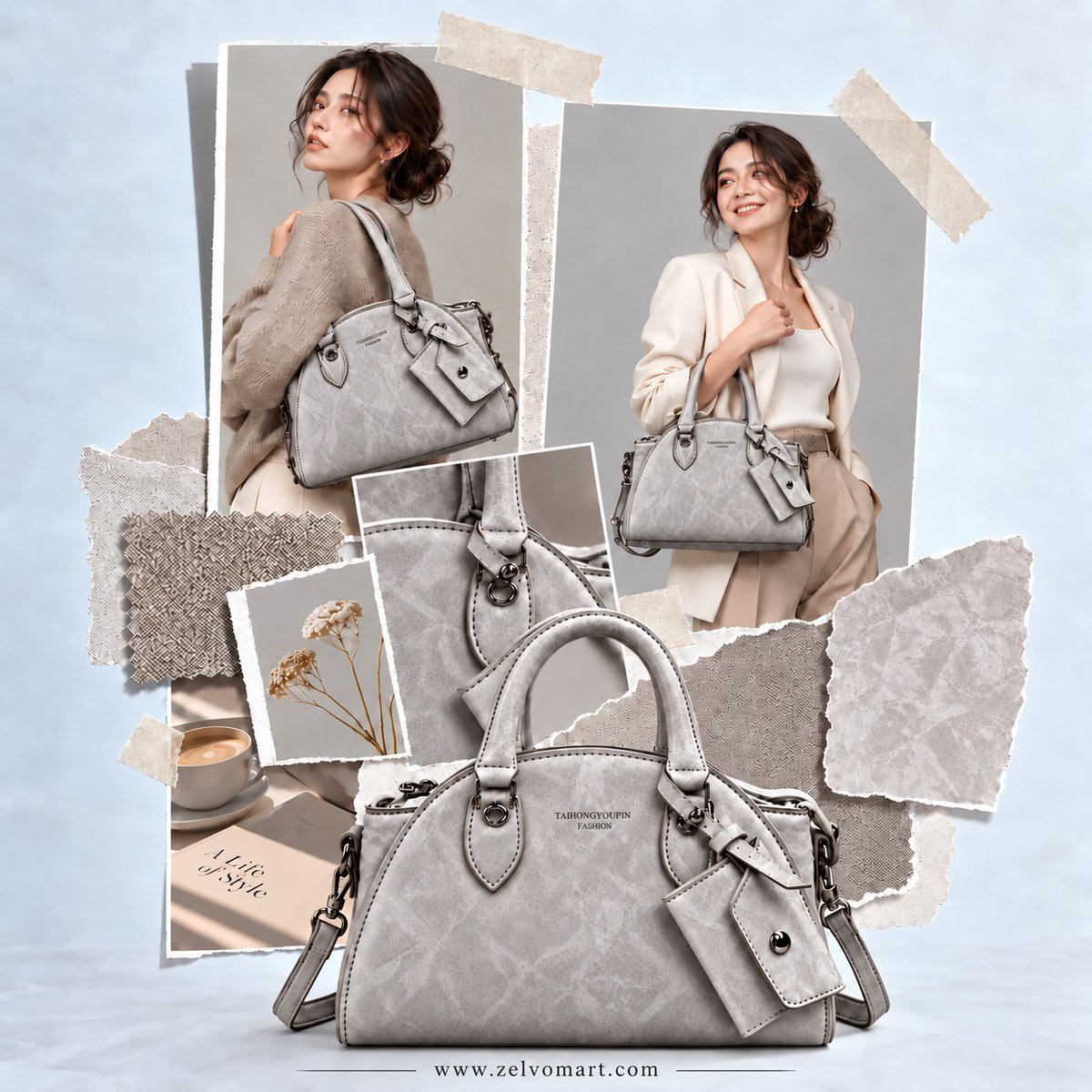 Zelvomart's tweet photo. Neutral tones, soft texture, one bag for every outfit.
Grey textured handbag, COD across Pakistan.
https://t.co/AQaJ8dvyXu
#Zelvomart #fyp https://t.co/3lkV739dqd