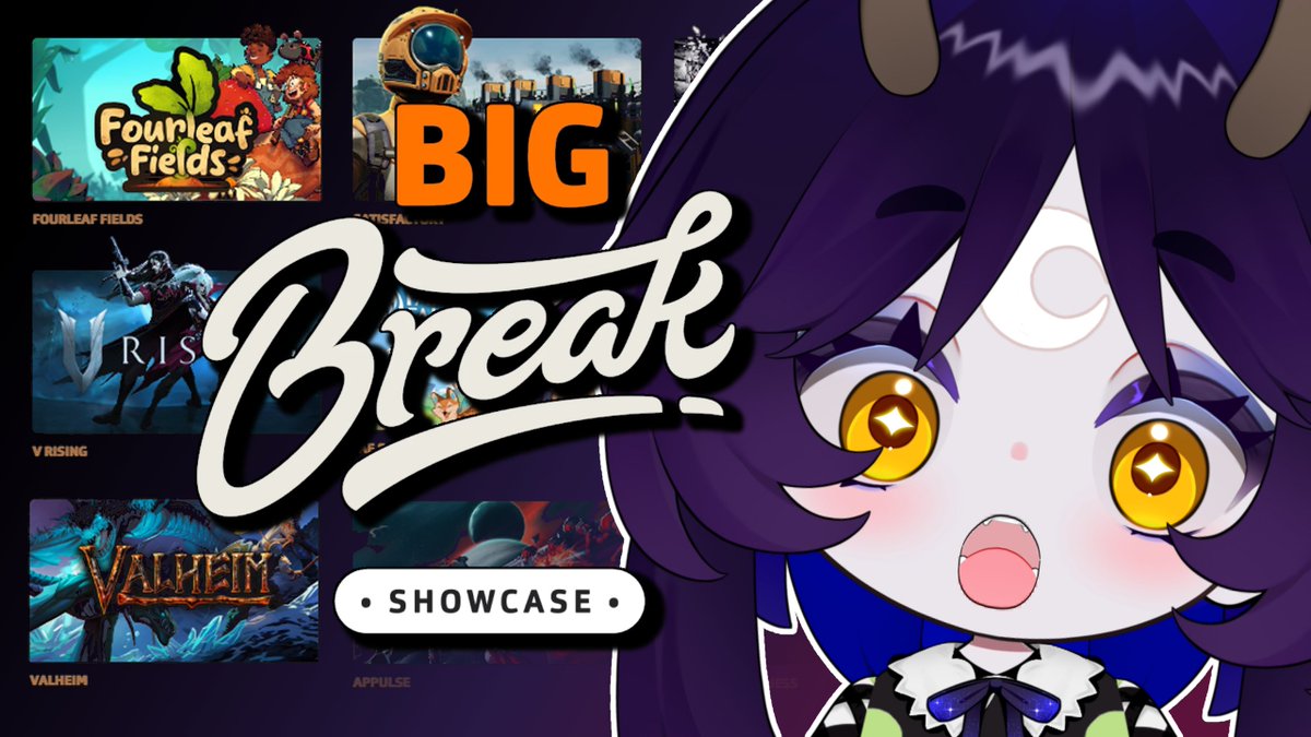 BlaicMarrow's tweet photo. Stream gone wegen Internet heuti, aber hey ne Einladung zu nem Showcase bekommen zum live reacten, mal sehen wie das wird XD

Indiegames immer gut diese~ QwQ
Freu mich auf nächste Woche Di. - 29.09, 19 Uhr
Bin sehr gespannt &amp; schauen da einfach mal rein bei dem #BigBreakShowcase https://t.co/oVLrRM6X0d