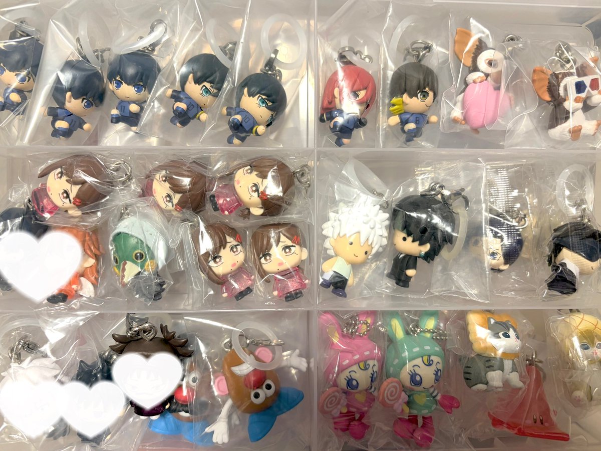 Patikasu_Ru7's tweet photo. 画像1.2枚目のめじるしと
3枚目(シナモン、斎木楠雄のψ難)
交換していただける方いませんか？🥲

ものによっては比率違いでの交換求めておりますので、お気軽にお声掛けください🙇🏻‍♀️

郵送での交換希望しております📮

3枚目 「メンダコ、キーリング、楠雄」
以外、複数求めております！ https://t.co/E9zVEOA62J