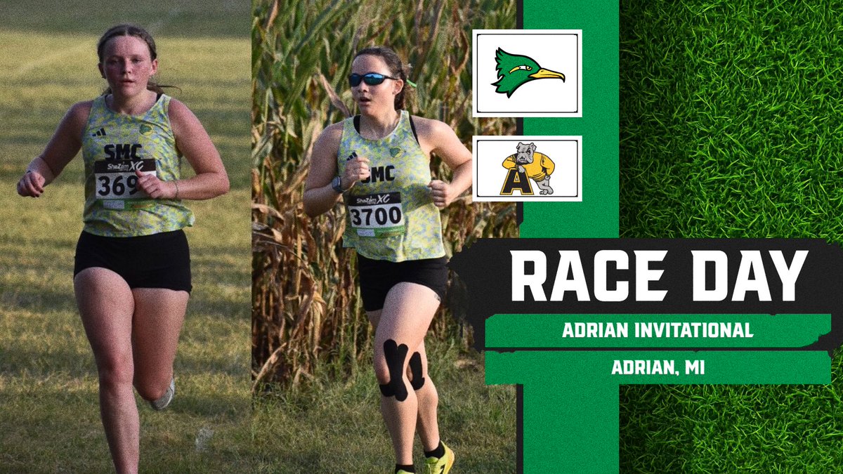 SMCRoadrunners's tweet photo. IT'S RACE DAY! SMC Cross Country got up EARLY for the morning races at Adrian College today. The fun begins at 9:30am.
Check out live results at https://t.co/1nnFkBej66
#FastAndFierce #RunAsOne #WeAreSMC https://t.co/tNpCLlwKKa