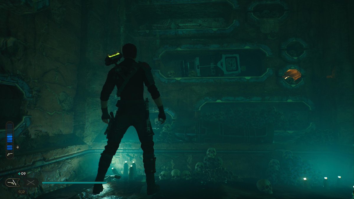 intonerthree's tweet photo. Just thinking about the blatant foreshadowing for events in Jedi 3 we come across with Cal when exploring the Crypt of Urhma.... Memento mori, I suppose. https://t.co/kRlY6ZiaFy