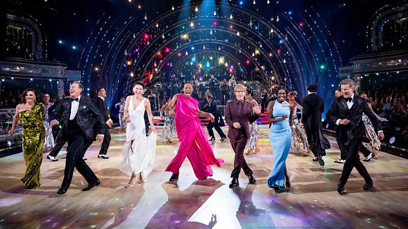 StrictlySparks's tweet photo. Week 1 songs, dances and pro routine
#Strictly 
Strictly 2026 Week One Song and Dance List

🪩Bethany & Nancy - Quickstep to Stop This Flame by Celeste

🪩Dani & Nikita - Samba to Lush Life by Zara Larsson

🪩Delta & Kai - Samba to Baianá by Barbatuques

🪩Jaime & Carlos - Tango to I Feel Love by Donna Summer

🪩 Lacey & Vito - Cha Cha to How Will I Know by Whitney Houston

🪩 Melanie & Aljaž - Cha Cha to Don’t Go Breaking My Heart by Elton John and Kiki Dee

🪩 Dame Sarah & Julian - Quickstep to C’est Magnifique by Kay Starr

🪩 Tabby & Mark - Jive to Animal by KATSEYE

🪩Cach & Maddie - Quickstep to I Just Might by Bruno Mars

🪩 Chris & Amy - Tango to No Roots by Alice Merton

🪩 Graeme & Lauren - Cha Cha to Hound Dog (Smokey Joe's Café version)

🪩 John & Katya - Foxtrot to Ordinary by Alex Warren

🪩 Lawrence & Jowita - Paso Doble to Aperture by Harry Styles

🪩Shaun & Alexis - Cha Cha to Lil Boo Thang by Paul Russell

🪩 Will & Dianne - Samba to Rock DJ by Robbie Williams

Ahead of the couples' ballroom debuts, the Strictly Professionals - plus the hosts and judges - open the show with a dazzling group number set to an epic orchestral version of Joy by RAYE.