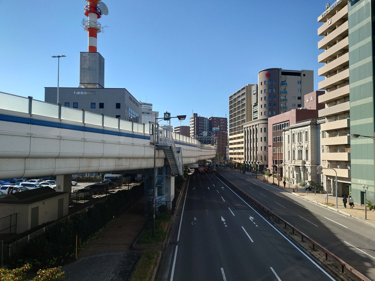 saiten1007's tweet photo. 国道2号線
阪神高速3号湾岸線
京町筋 https://t.co/H2LmuM7Xsc