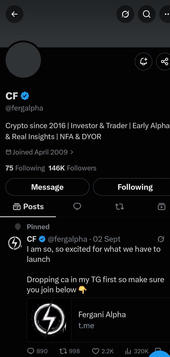 UserX440762's tweet photo. @Crypto__Haris @fergalpha CLUoTHT8j5nwksGy2CnLsfJJEubpCnewbroG5mq987zT

I hope I win https://t.co/5Bv7d8ZujO
