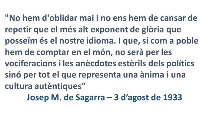 deleslletres's tweet photo. Josep M de Sagarra va morir a Barcelona el 27 de setembre de 1961.
És l'únic traductor de Shakespeare que va haver de publicar en la clandestinitat les obres de l'autor anglès.
També va veure prohibida dues vegades (1941 i 1945) la seva traducció de la Divina Comèdia. https://t.co/slHET0m8kb