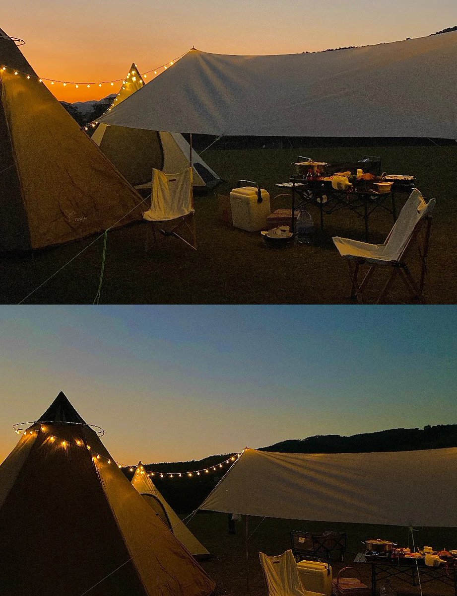 JeanetteScos0's tweet photo. Camp night with my favorite view  Starry sky, warm mug, zero plans—this is how I reset https://t.co/SRRhl8nXZs